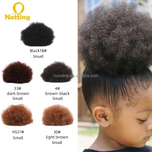 Chignon réglable  en fibre synthétique bouclé pour femme