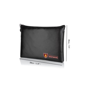 Pochette étanche avec fermeture éclaire en silicone liquide