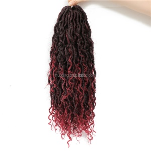Extensions de cheveux  synthétique pour femme 20 pouces cheveux tressés