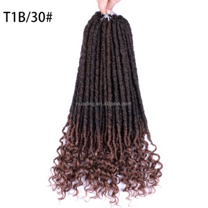 Extensions de cheveux  synthétique pour femme 20 pouces faux locs