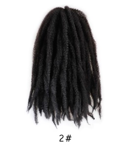 Mèche dreadlocks en fibre synthétique 18 pouces crochet