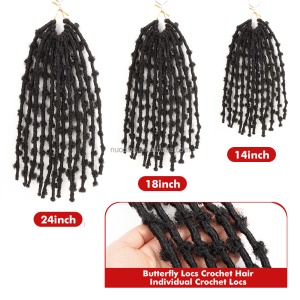 Tresses pour femmes de 12pouces  aux cheveux bouclé  en fibre synthétique à basse température