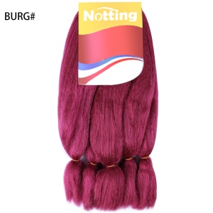 Extension de cheveux lot de 6pcs 24 pouces pour tressage fibre de haute température
