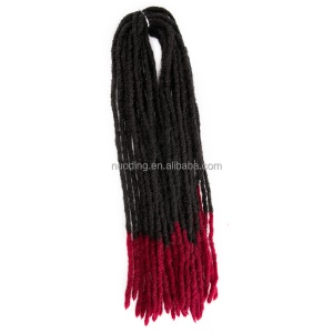 Mèche dreadlock 20 pouces crochet cheveux en fibre de haute température