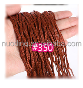 Extension capillaire tressé ondulée pour femme en fibre synthétique