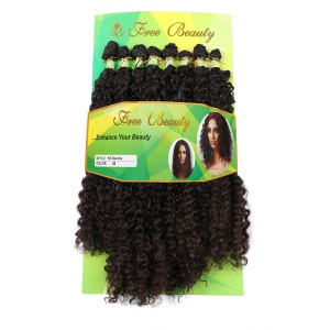 Paquet de Mèches frisés *8  en fibre synthétique
