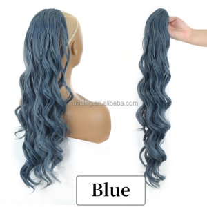 Mèches en fibre synthétique cheveux long ondulé 24 pouces