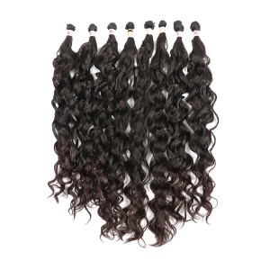 Extension de cheveux en fibre haute température cheveux bouclé