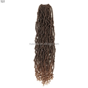 Cheveux synthétiques faux locs en fibre basse température  20 pouces