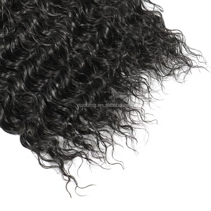 Mèche en fibre synthétique 16 pouces cheveux longs bouclés Deep Wave
