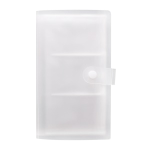 Pochette de cartes de visite transparent carnet de rangement avec 120 compartiments en plastique