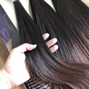 Extension de cheveux en fibre de haute température lot de 3pcs cheveux longs 18 pouces lisse et doux