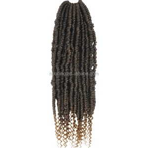 Extension de cheveux 14/18 pouces dreadlocks en fibre synthétique de basse température