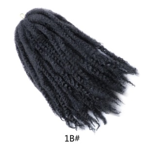 Mèche dreadlocks en fibre synthétique 18 pouces crochet