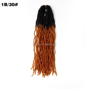 Mèche tresse en fibre de basse température 18 pouces cheveux crochet