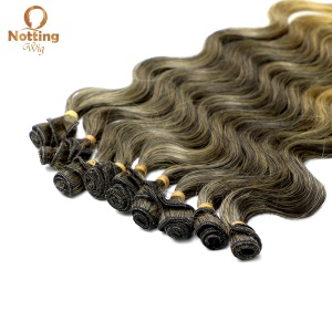 Extension de cheveux 16 pouces cheveux synthétiques Deep Wave