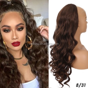 Mèches en fibre synthétique cheveux long ondulé 24 pouces