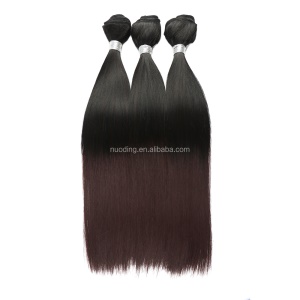 Extension de cheveux en fibre de haute température cheveux lisse de 20 pouces