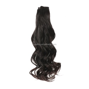Extension de cheveux en fibre synthétique cheveux ondulés
