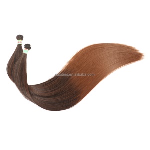 Perruque de 28 pouces aux cheveux raides en fibre synthétiques pour femmes