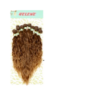 Mèches de cheveux synthétiques 16 pouces  blond résistant à la chaleur