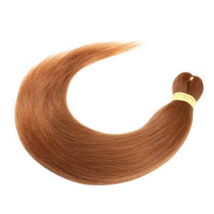 Extension de cheveux marron doux synthétique pour tressage 26 pouces
