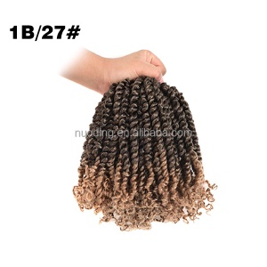 Extension de cheveux synthétique bouclés pour femmes 10 pouces
