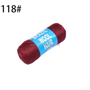 Extension capillaire pour femme 100% laine brésilienne acrylique  de 28 pouces