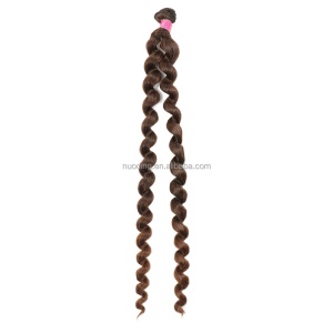 Extension de cheveux Deep Wave 16 pouces sans colle lot de 8pcs