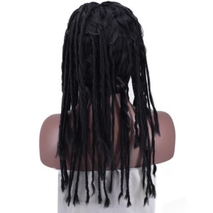 Perruque en fibre chimique synthétique locks crochet tressé