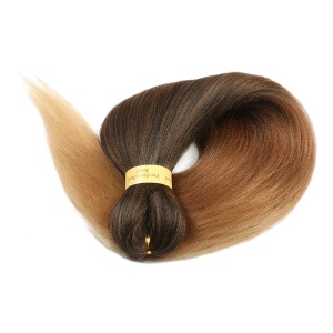 Extension de cheveux noir-marron doux synthétique pour tressage 26 pouces