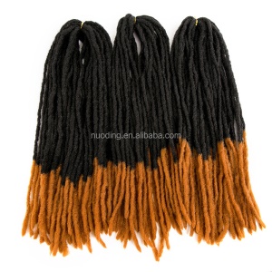 Mèche dreadlock 20 pouces crochet cheveux en fibre de haute température