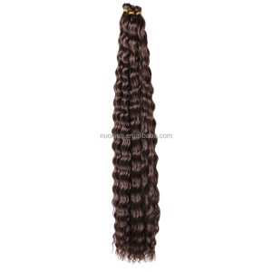 Extension de cheveux 30 pouces cheveux ondulé en fibre à haute température Deep Wave