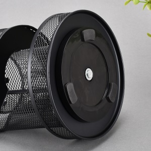 Porte-stylo métallique rotatif 360 degrés à deux étages de classeur