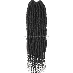 Extension de cheveux 14/18 pouces dreadlocks en fibre synthétique de basse température