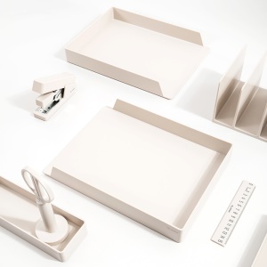 Support de documents double couche en résine ABS 325 * 240 * 45mm