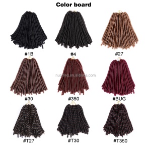 Extensions de cheveux  synthétiques pour femmes 14 pouces