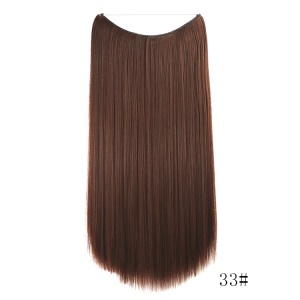 Mèches aux cheveux raides de 22 pouces  en fibre synthétiques haute température