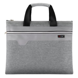 Sac à documents portable avec fermeture zippé Oxford Canvas