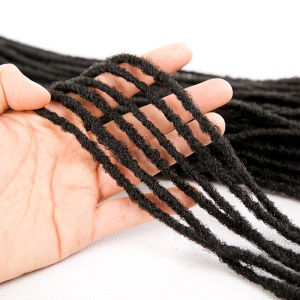 Mèches pour femme cheveux noir 18 pouces