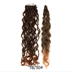 Extension de cheveux 20 pouces fibre de haute température cheveux long et ondulé