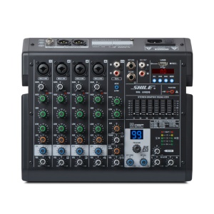 Console de mixage audio professionnel 6 canaux avec fonction d'enregistrement