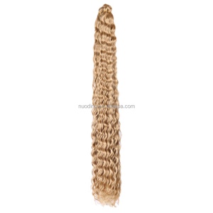 Extension de cheveux 30 pouces cheveux ondulé en fibre à haute température Deep Wave