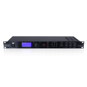 Processeur audio numérique avec 2 ports d'entrée en 6 ports de sorties