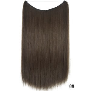 Mèches aux cheveux raides de 22 pouces  en fibre synthétiques haute température
