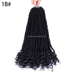 Extensions de cheveux  synthétique pour femme 20 pouces faux locs
