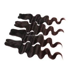 Extension de cheveux en fibre synthétique 20 pouces cheveux ondulés