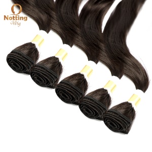 Extension de cheveux noir ondulé  22 pouces fibre de haute température