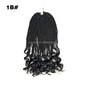 Cheveux  synthétiques tressés 18 pouces 22 tresses