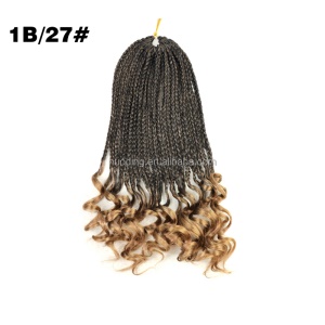 Cheveux  synthétiques tressés 18 pouces 22 tresses